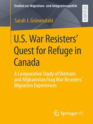 cover image of U.S. War Resisters' Quest for Refuge in Canada